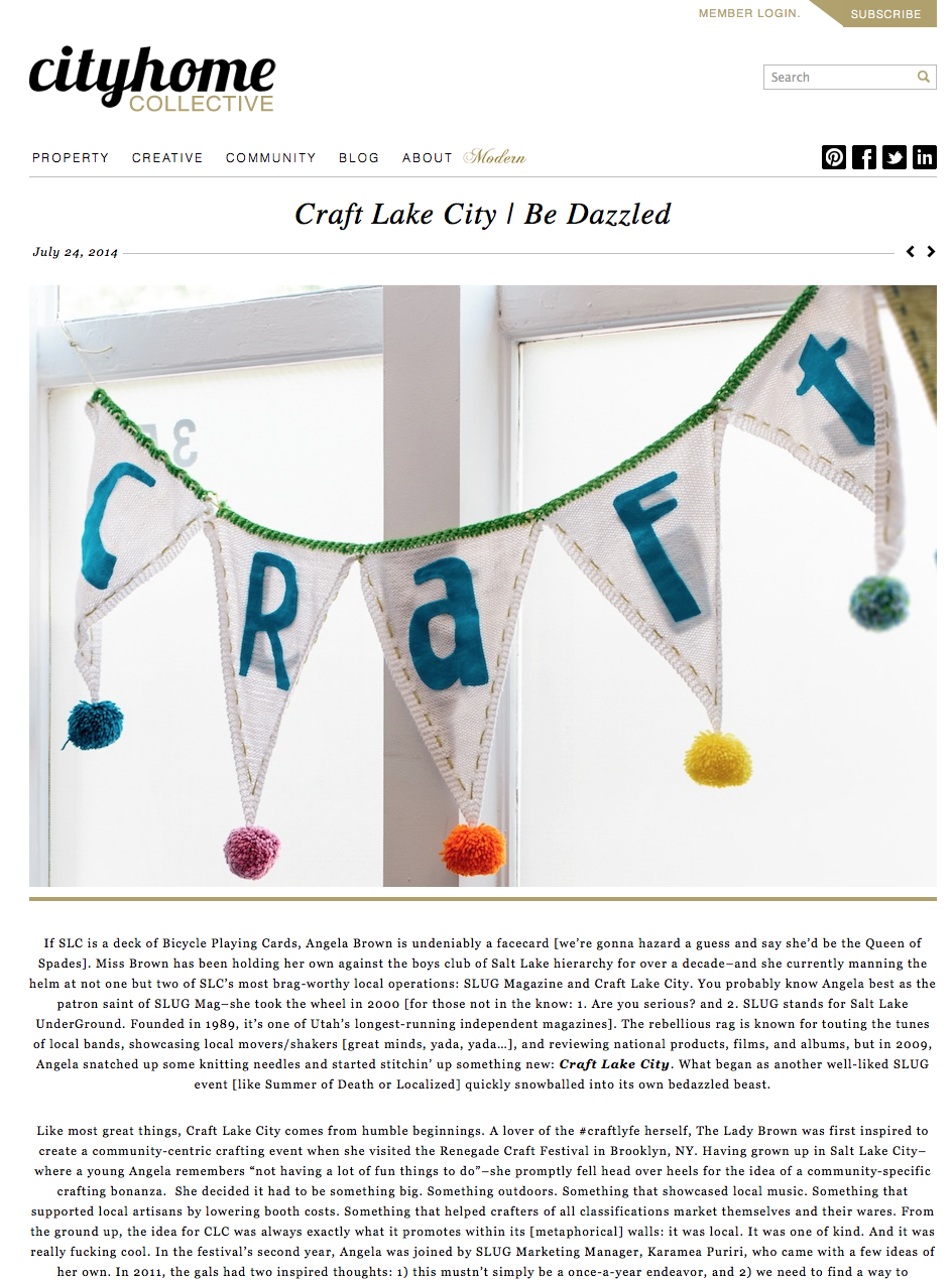 Craft Lake City | Be Dazzled