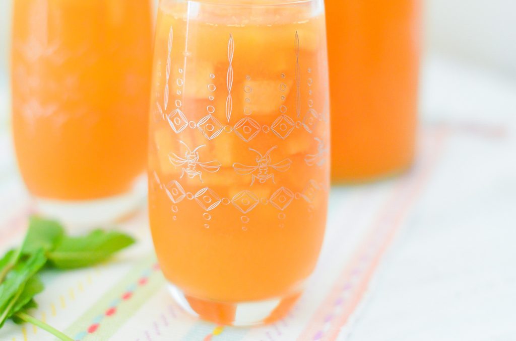 (CLC) Cantaloupe Chardonnay Sangria Recipe - Wedding Cocktail Hour Ideas - Luci's Morsels -- Los Angeles Food Blogger-7