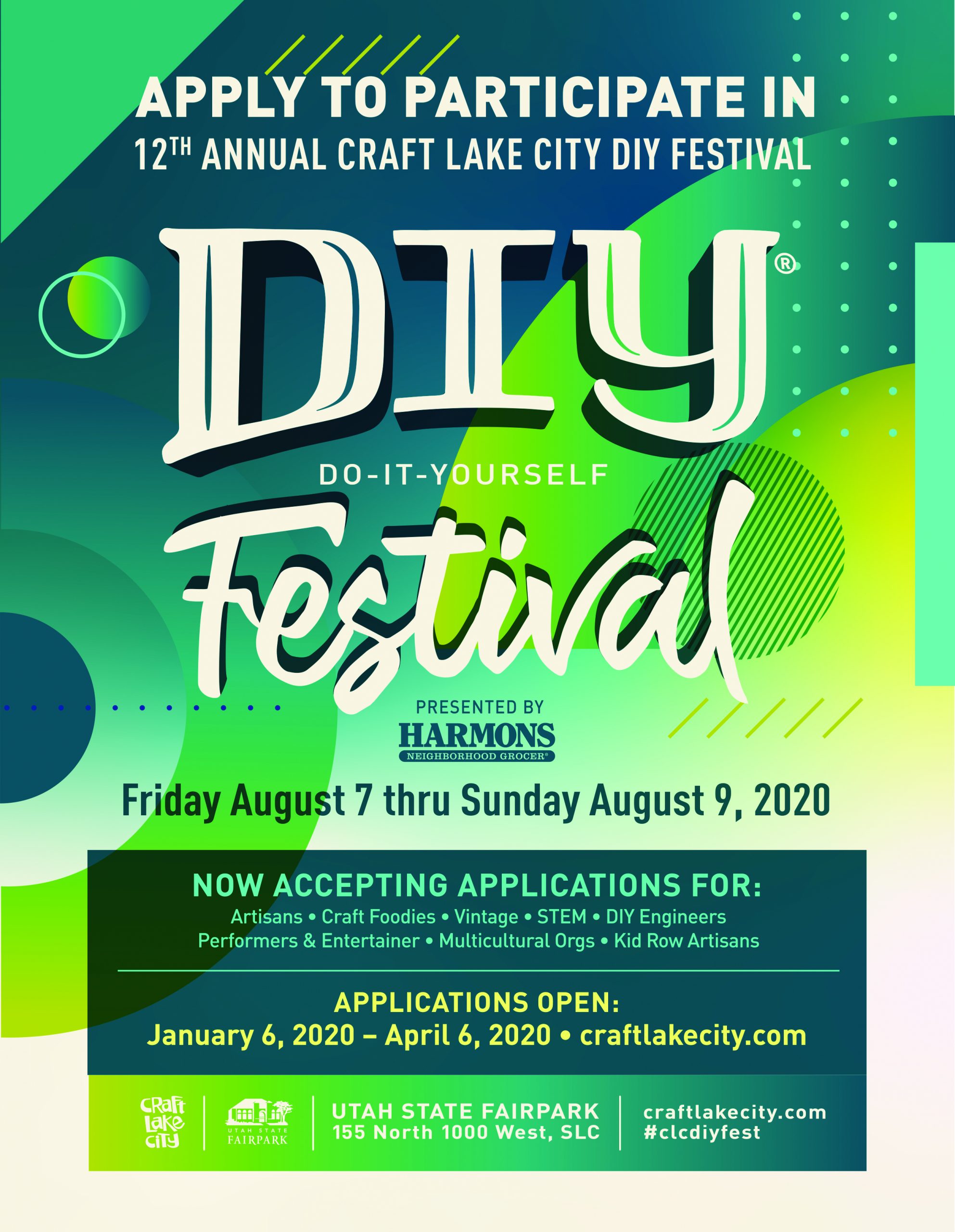 Applications Now Open for the 12th Annual Craft Lake City DIY Festival