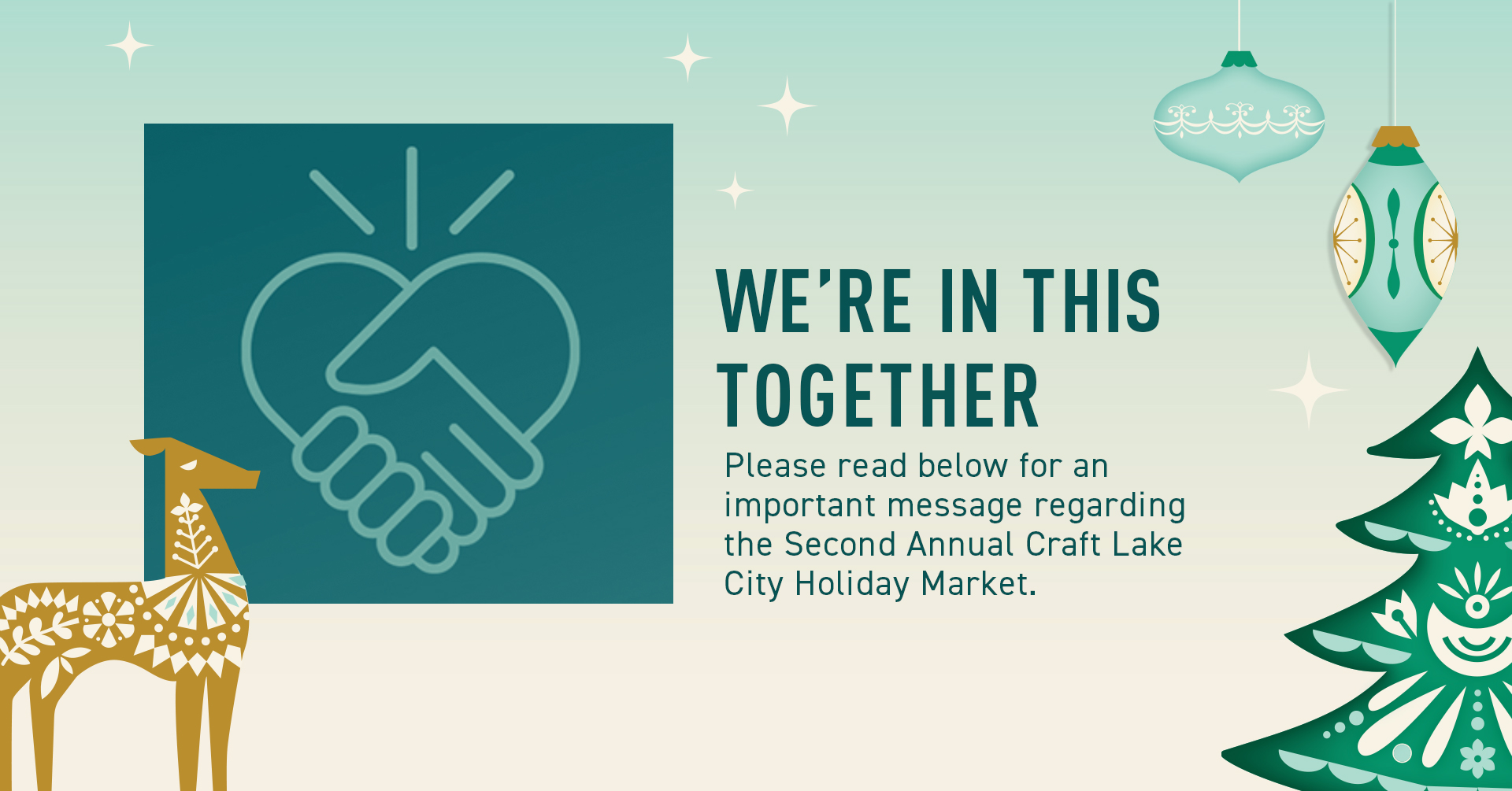 The Second Annual Craft Lake City Holiday Market is Moving Online!