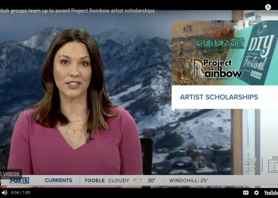 Utah Groups Team Up to Award Project Rainbow Artist Scholarship