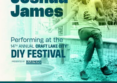Introducing the Harmons VIP Lounge Experience at the 14th Annual Craft Lake City DIY Festival Featuring a Headlining Performance by Joshua James