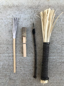 DIY Paintbrushes and mark making tools