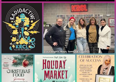 90.9 FM KRCL RadioACTive features the Fourth Annual Craft Lake City Holiday Market Presented by Google Fiber