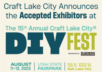 Craft Lake City Announces the Participant Lineup for the 15th Annual Craft Lake City DIY Festival Presented By Harmons!