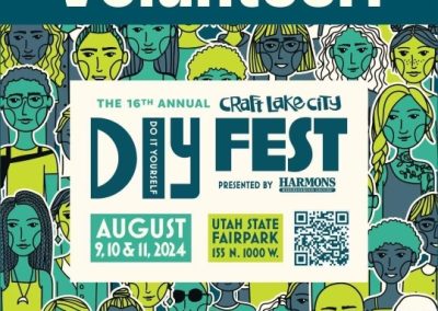 Craft Lake City Calls for Volunteers for 16th Annual Craft Lake City DIY Festival Presented By Harmons