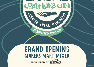 Craft Lake City Announces Partnership with Mark Miller Subaru for Makers Mart Mixer at Millcreek Common