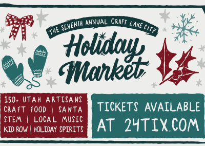 Tickets for the Seventh Annual Craft Lake City Holiday Market are Now on Sale!