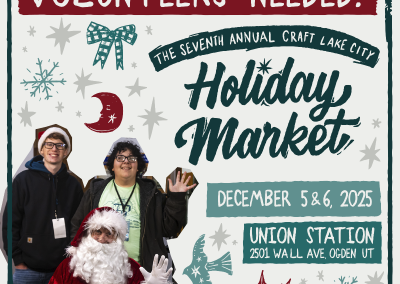 Volunteer Positions Available for the Seventh Annual Craft Lake City Holiday Market