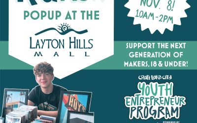 Craft Lake City’s Kid Row Pop-Up Brings Local Youth Makers to Layton Hills Mall This Saturday, November 8