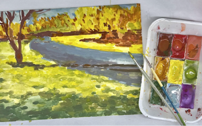 CraftCraft Lake City Partners with the Holladay Arts Council for a Plein Air Watercolor Landscape Workshop