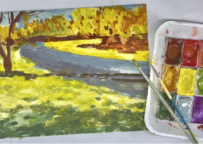 CraftCraft Lake City Partners with the Holladay Arts Council for a Plein Air Watercolor Landscape Workshop