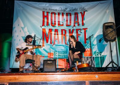 Entertainment at Craft Lake City’s Holiday Market
