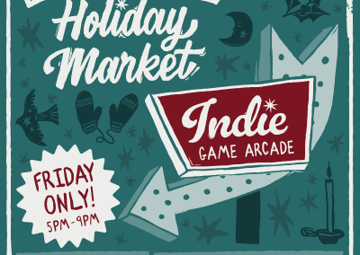 Discover Locally-Developed Games at the Holiday Market Indie Game Arcade