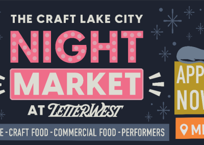 Craft Lake City Night Market Debuts at their Fifth Annual LetterWest